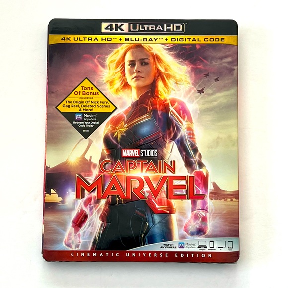 Marvel Comic Digital Code Marvel | Media | Marvel Studios Captain Marvel 4k Ultra Hd Bluray ...